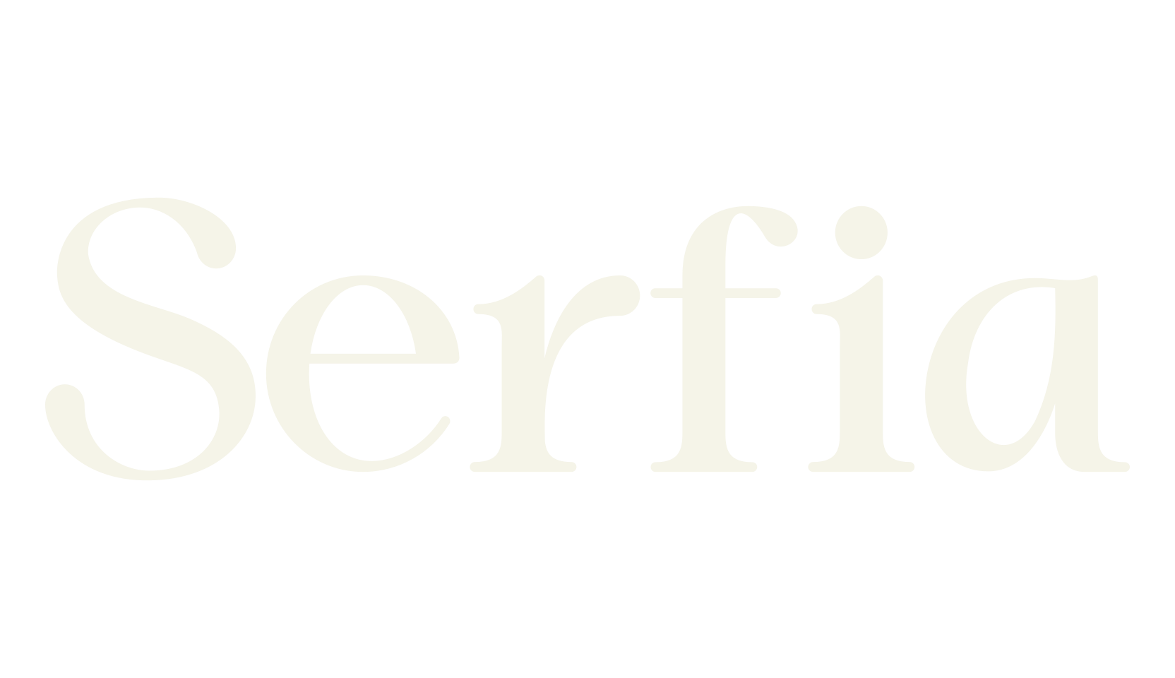 Serfia, typewriter font preview