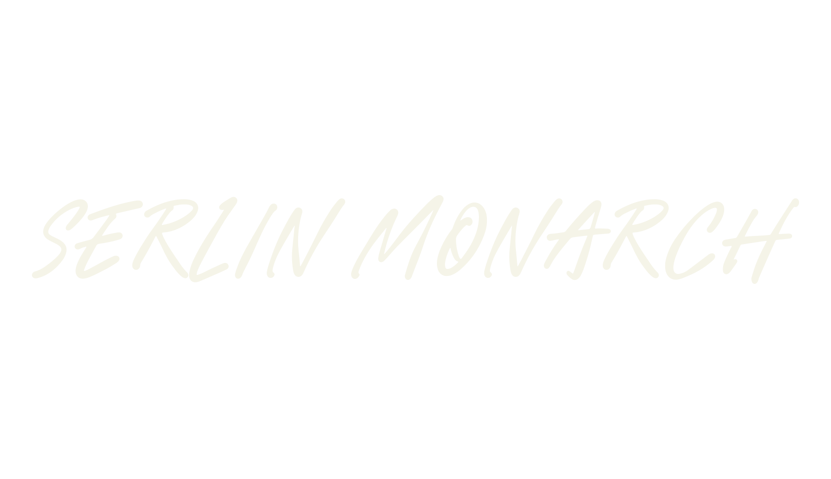 Serlin Monarch, script font preview