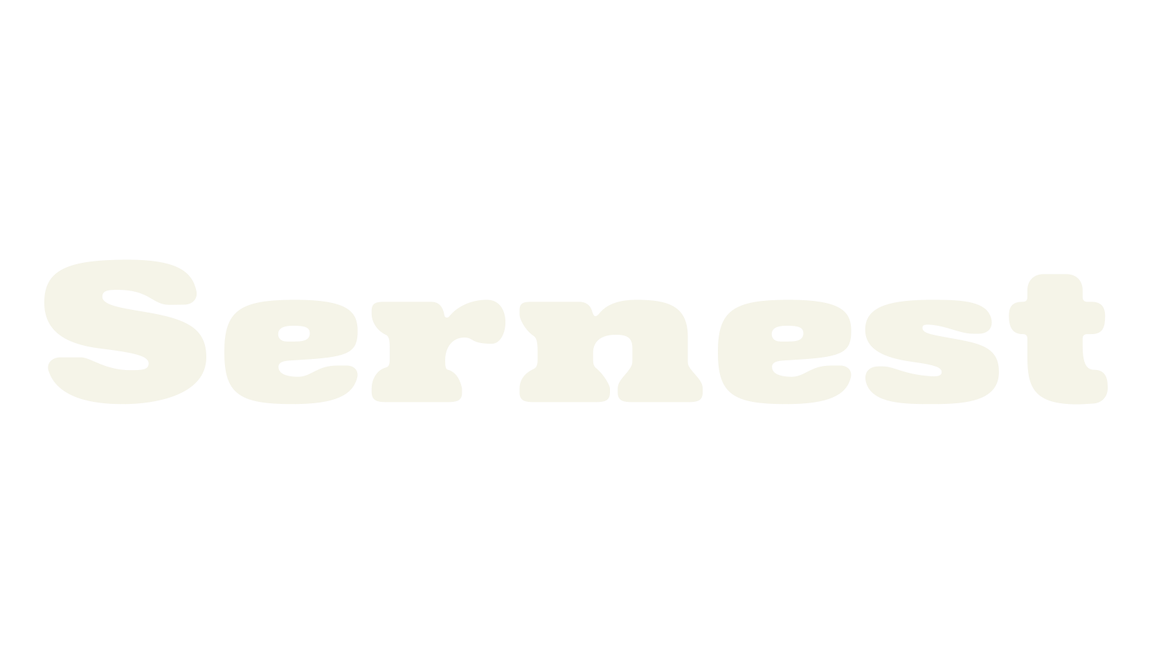 Sernest, serif font preview