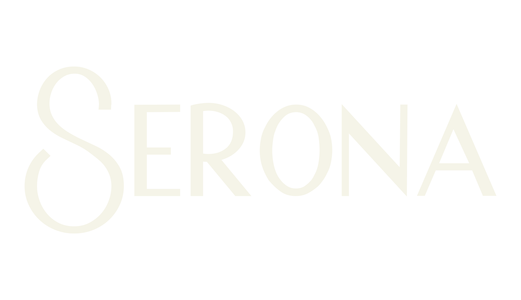 Serona, stylish font preview