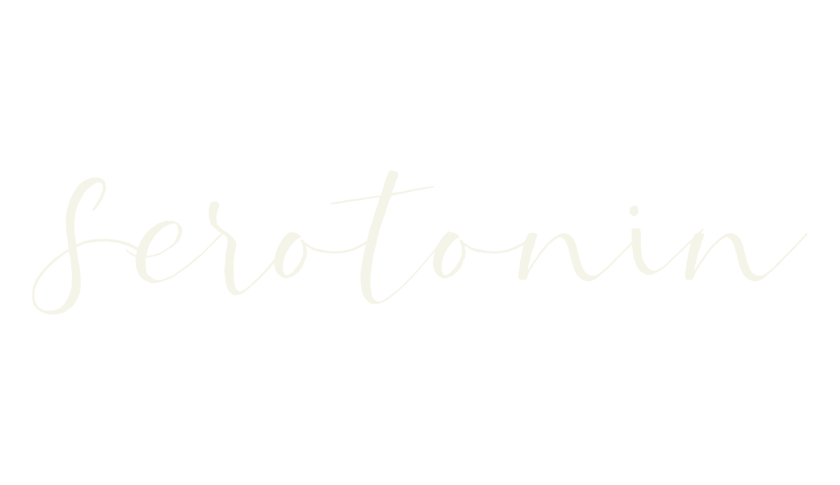 Serotonin, joined font preview