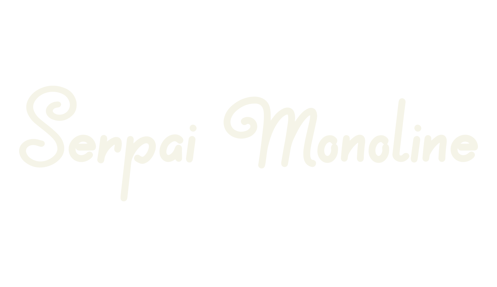 Serpai Monoline, monoline font preview