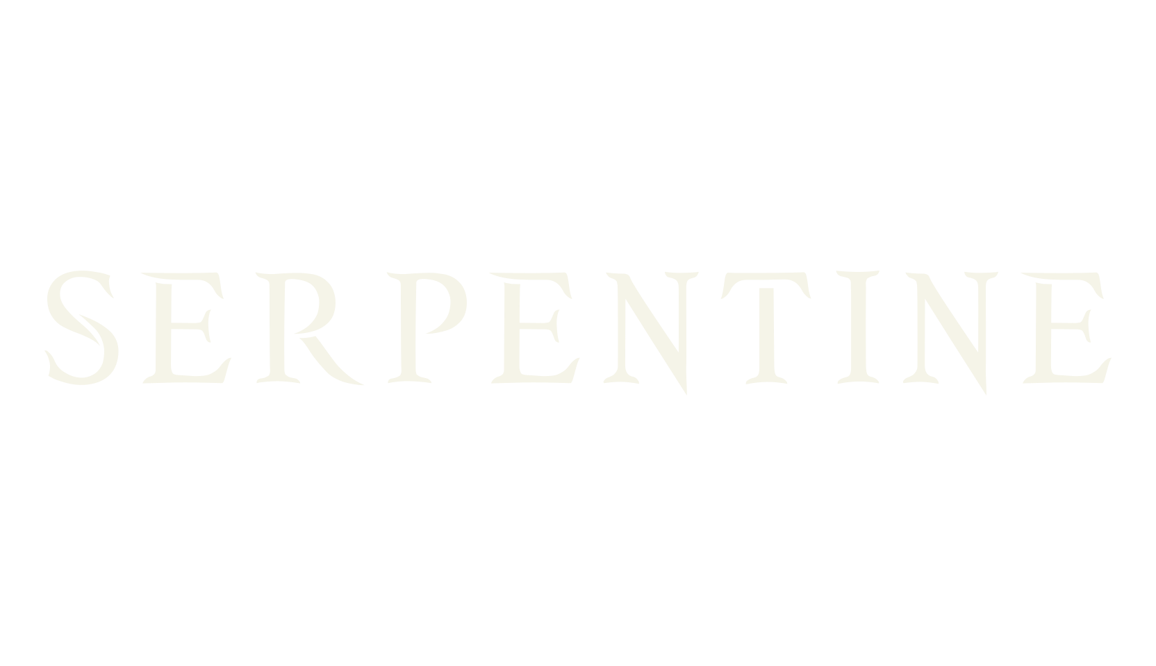SERPENTINE, sans font preview