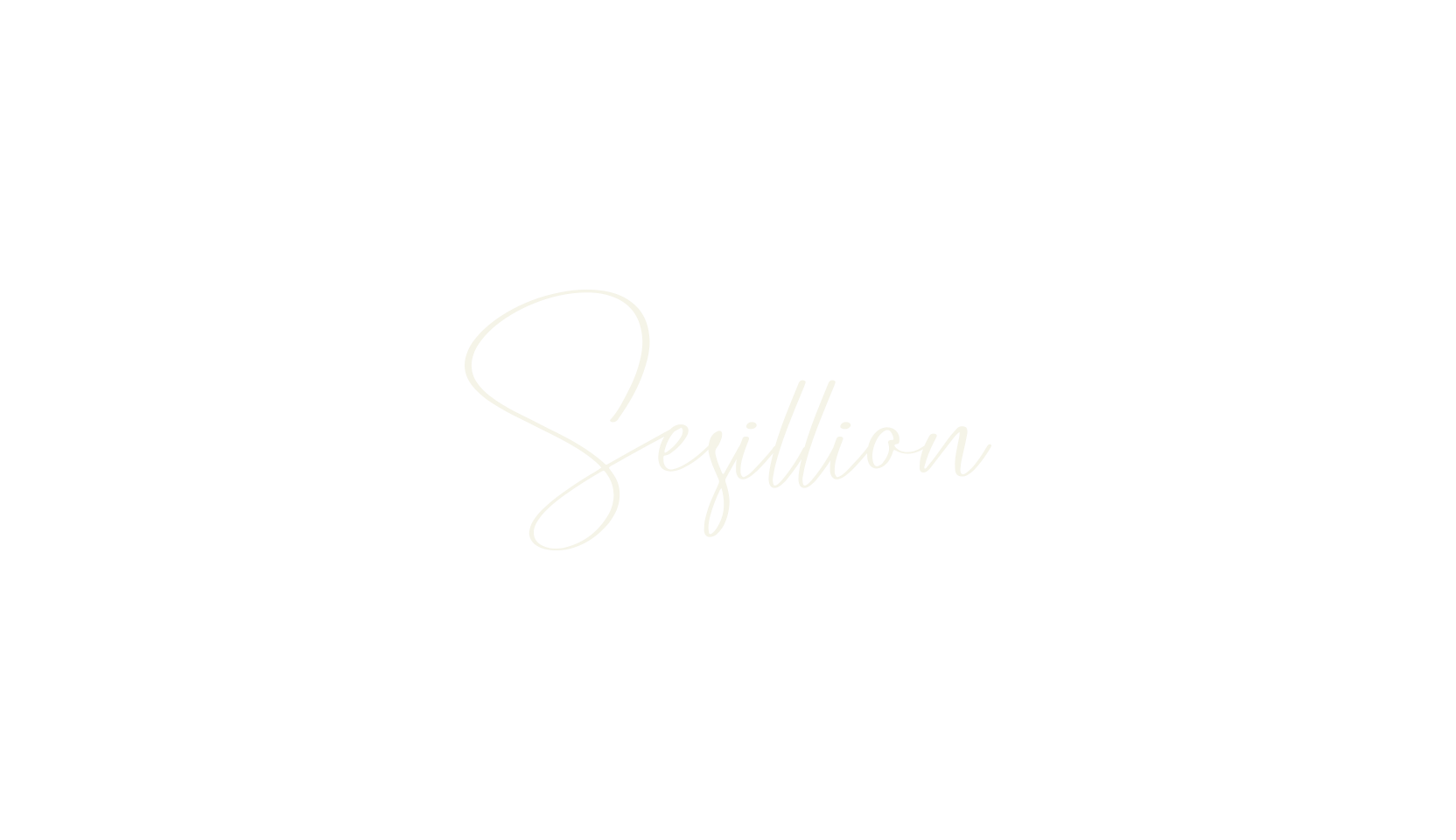 Sesillion, cursive font preview
