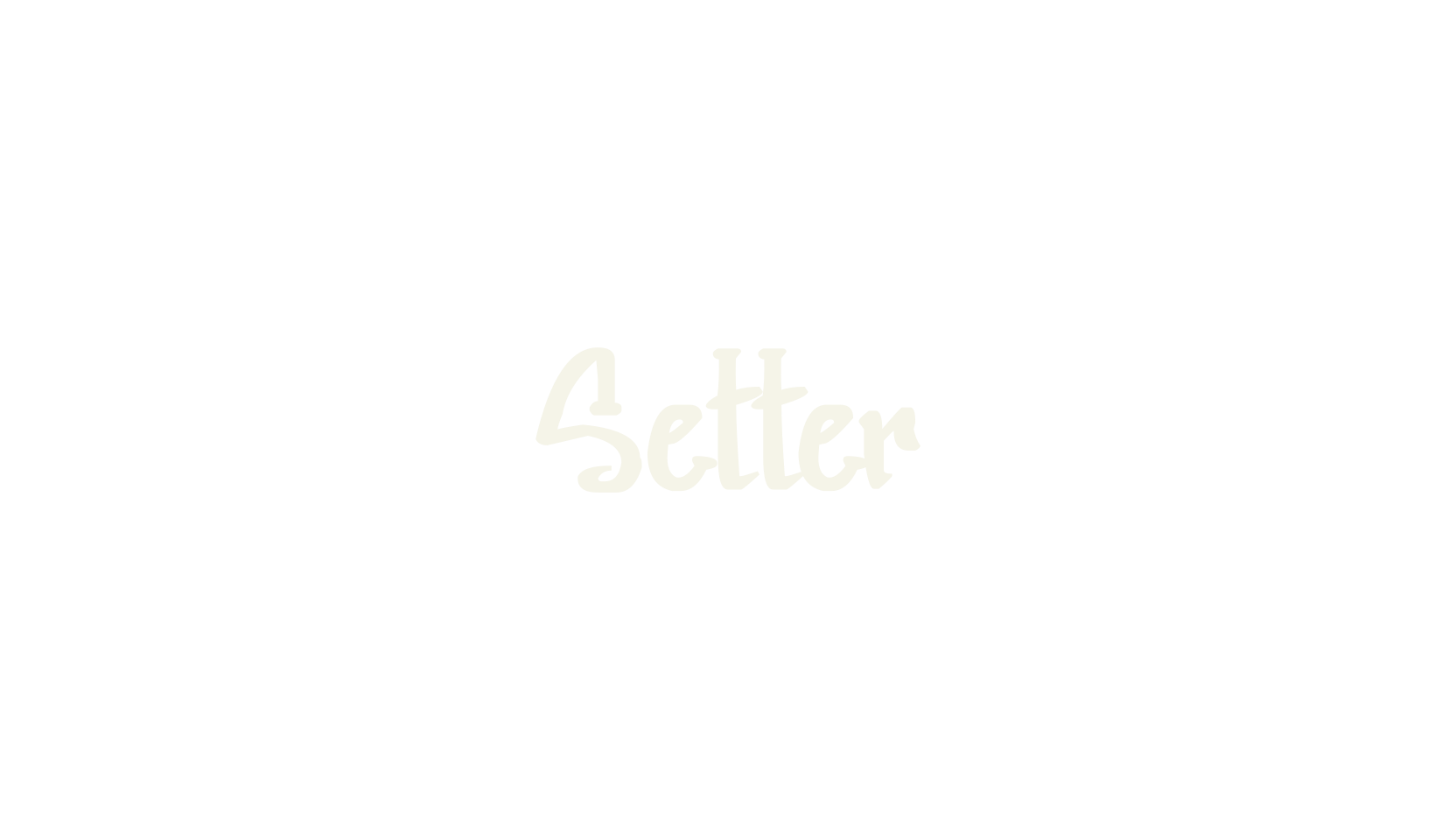 Setter, fashion sign font preview