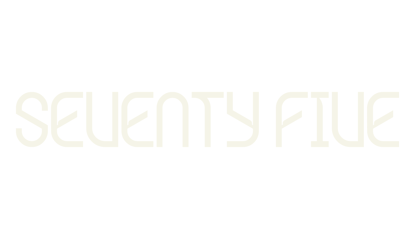 Seventy Five, jersey font preview