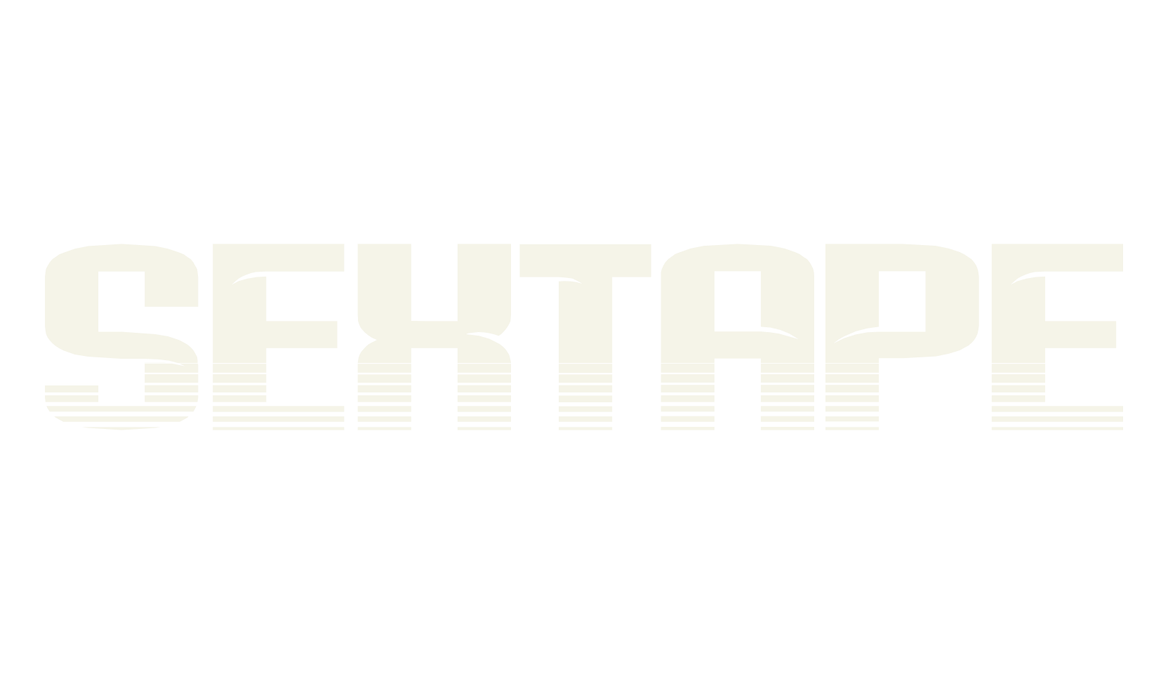 Sextape, fancy font preview