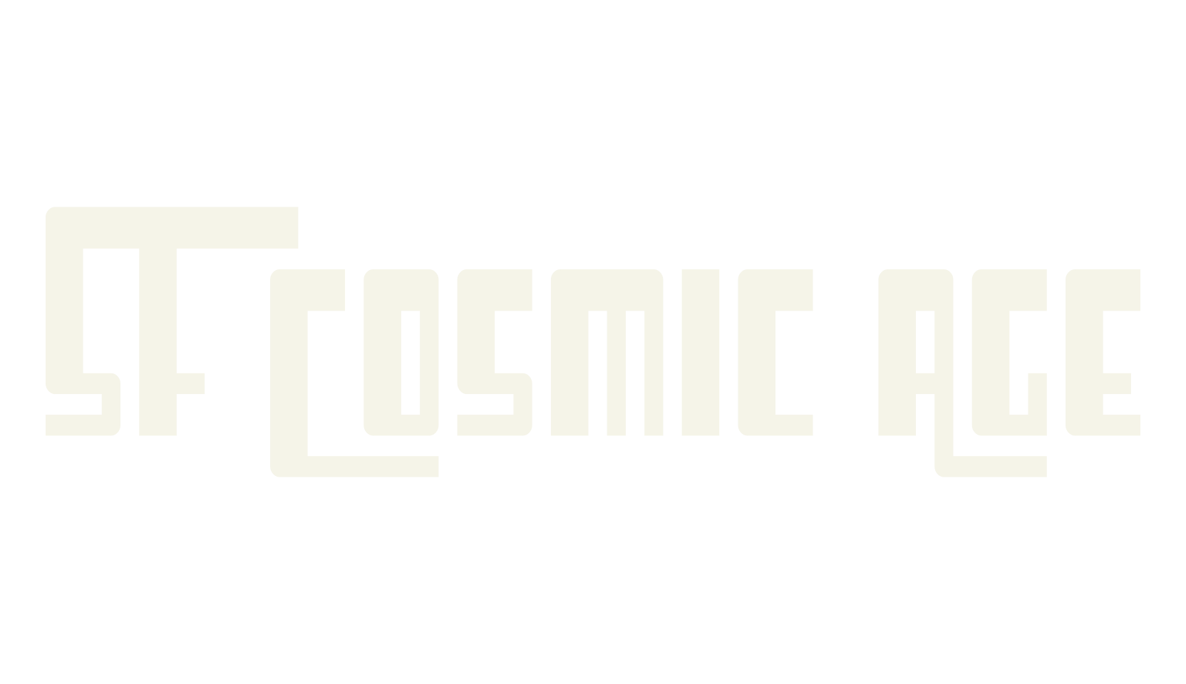 SF Cosmic Age, display market font preview