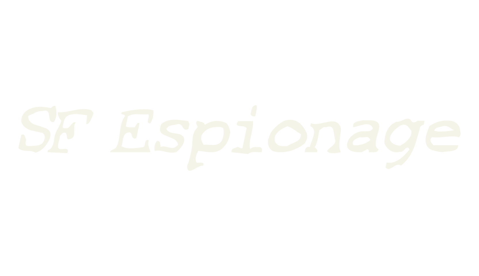 SF Espionage, typewriter font preview