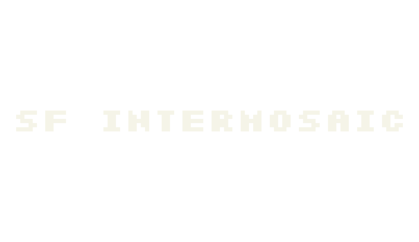 SF Intermosaic, pixel font preview