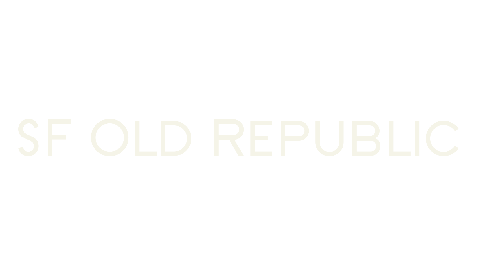 SF Old Republic, sans font preview