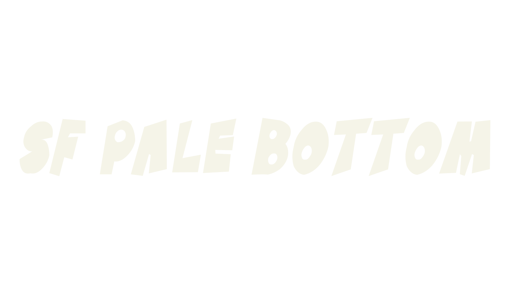 SF Pale Bottom, comic book font preview