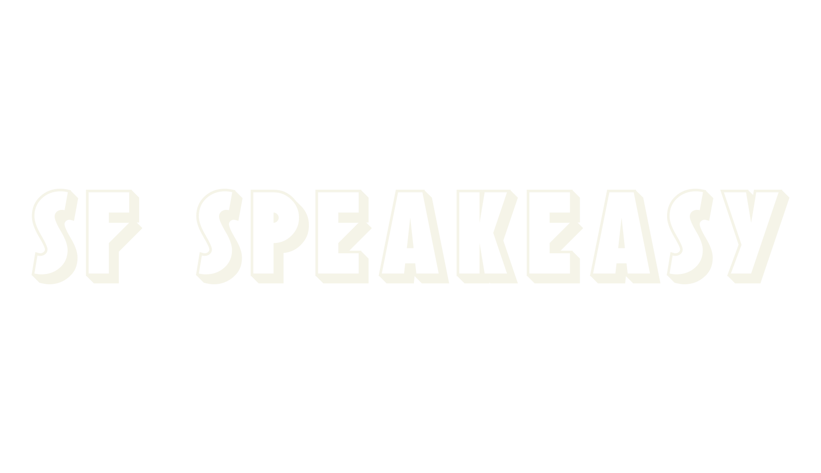 SF Speakeasy, 3d font preview