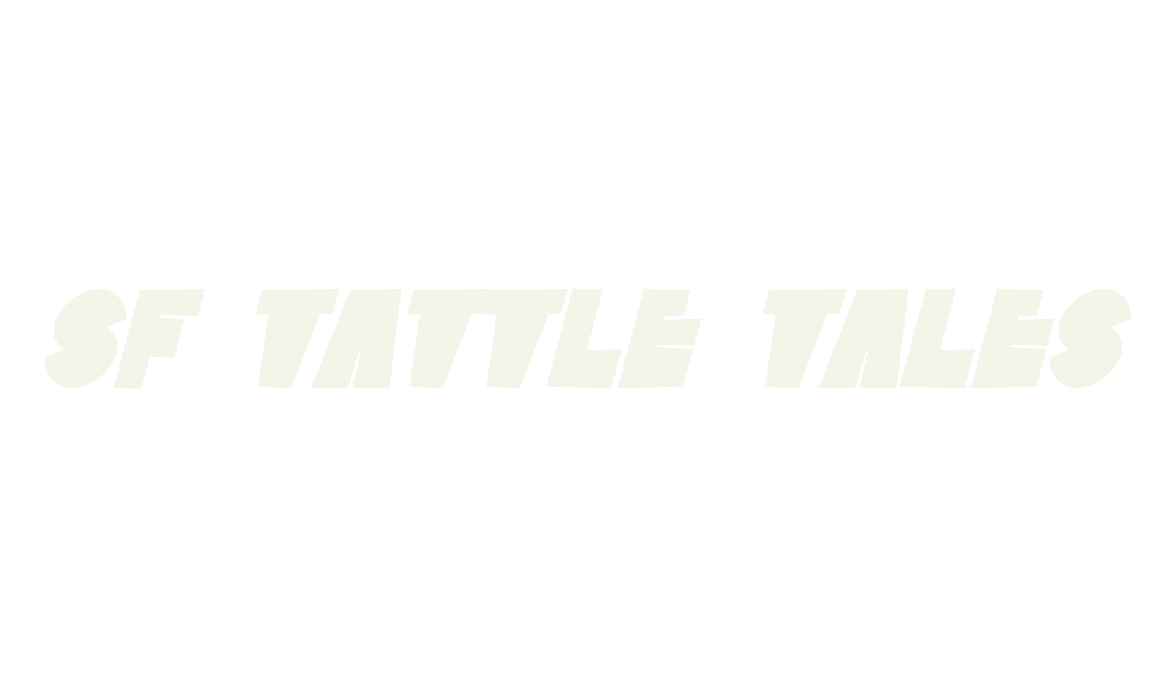 SF Tattle Tales, halloween font preview