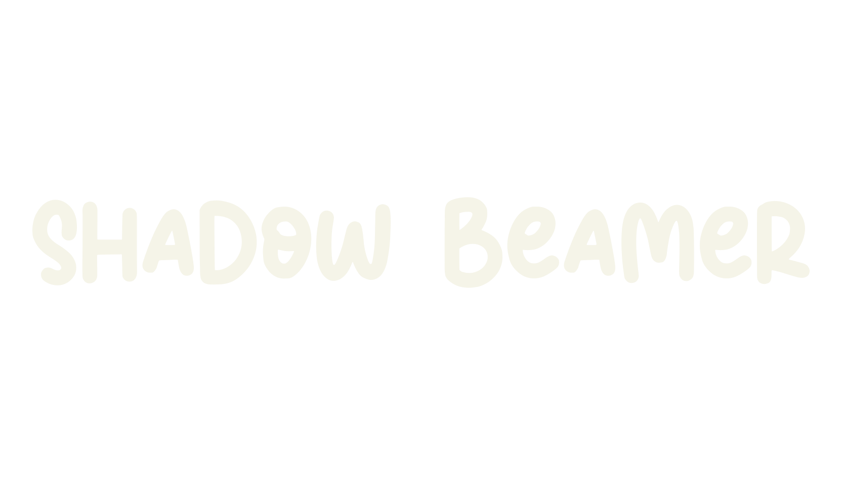 Shadow Beamer, fashion sign font preview