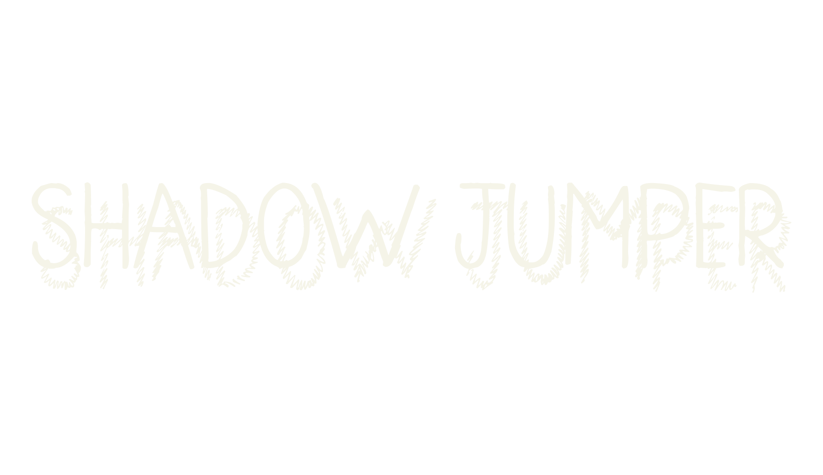 Shadow Jumper, handwritten font preview