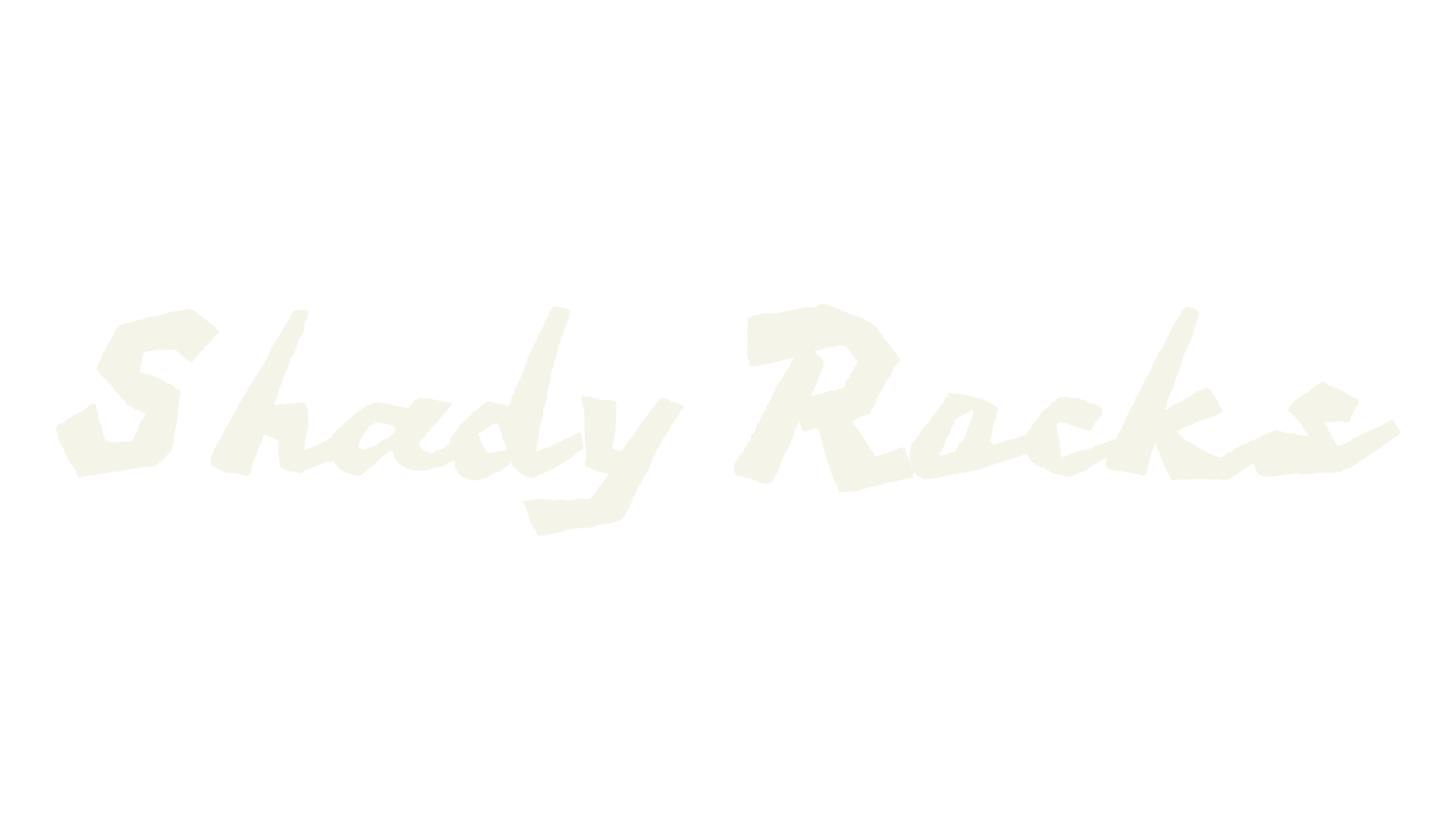 Shady Rocks, adventure font preview