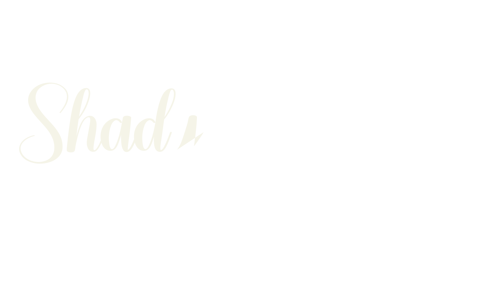 Shady Umbrella, calligraphy font preview