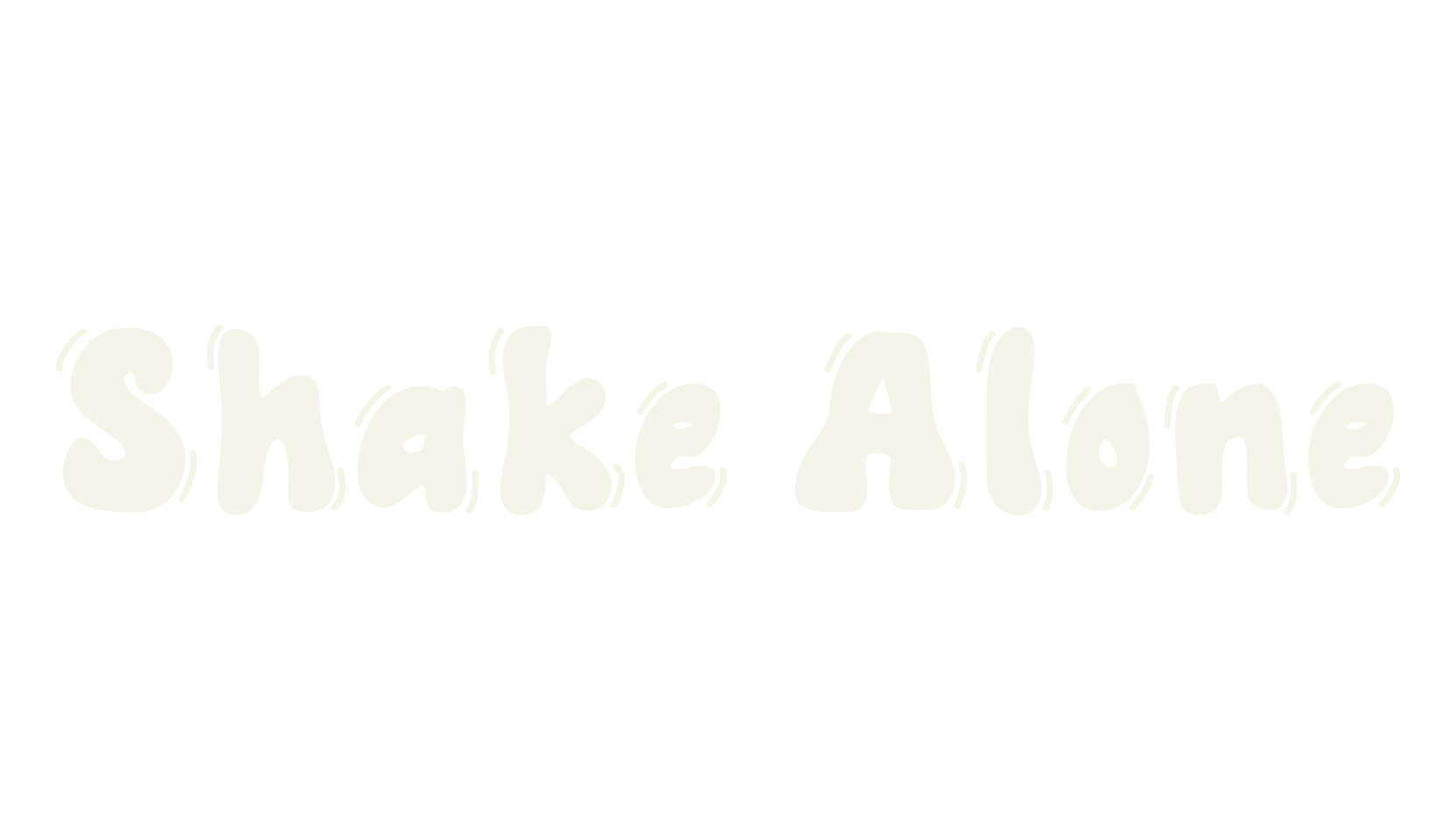 Shake Alone, comic book font preview