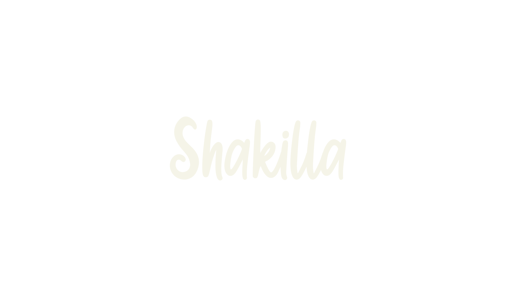 Shakilla, hand lettering font preview