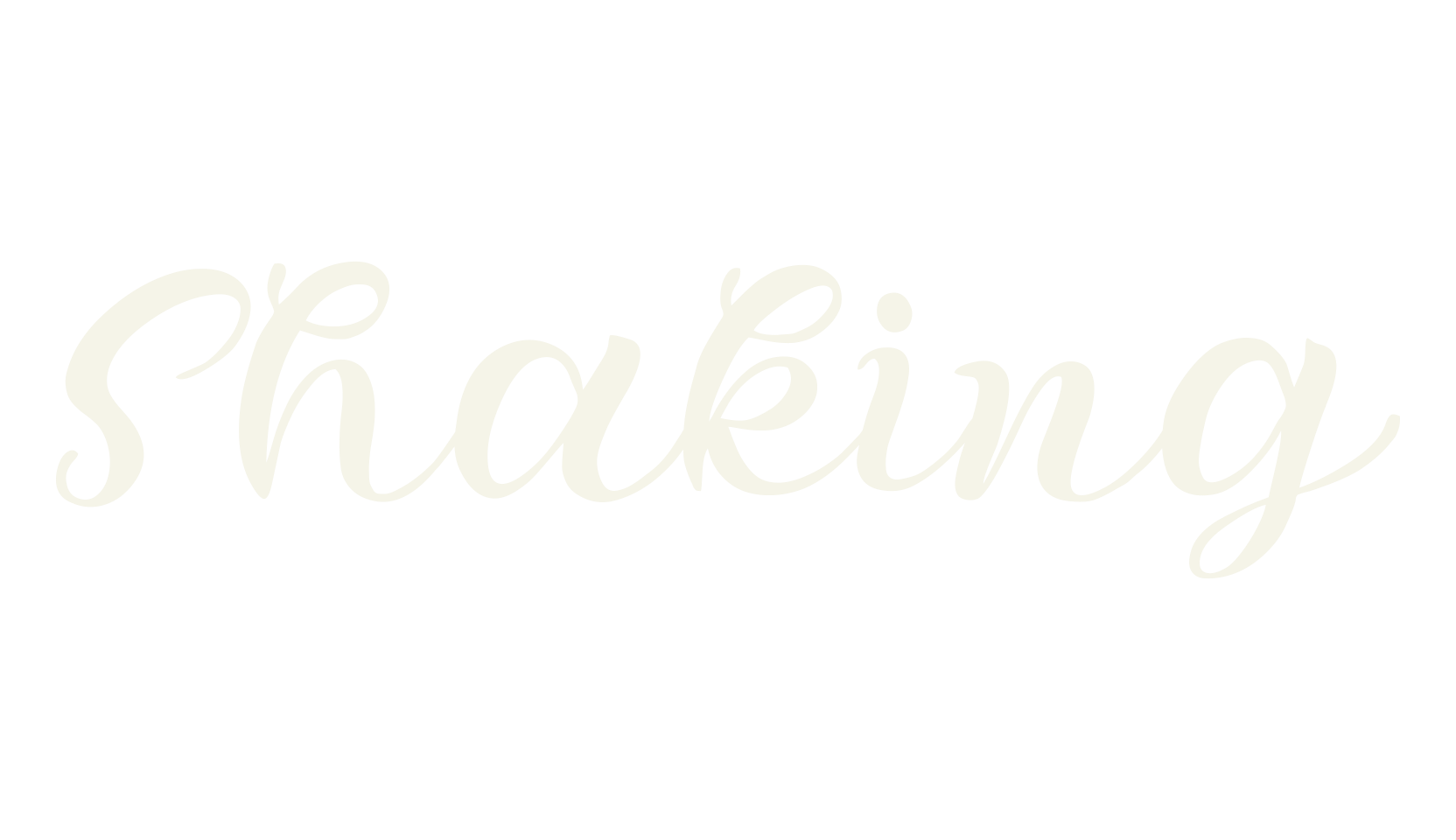 Shaking, swirly font preview