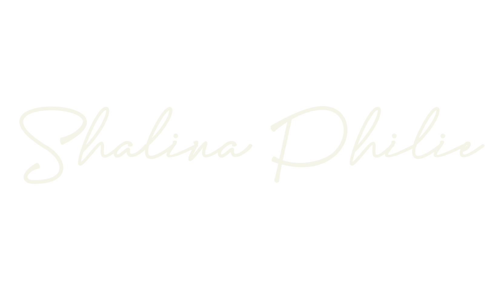 Shalina Philie, typewriter font preview
