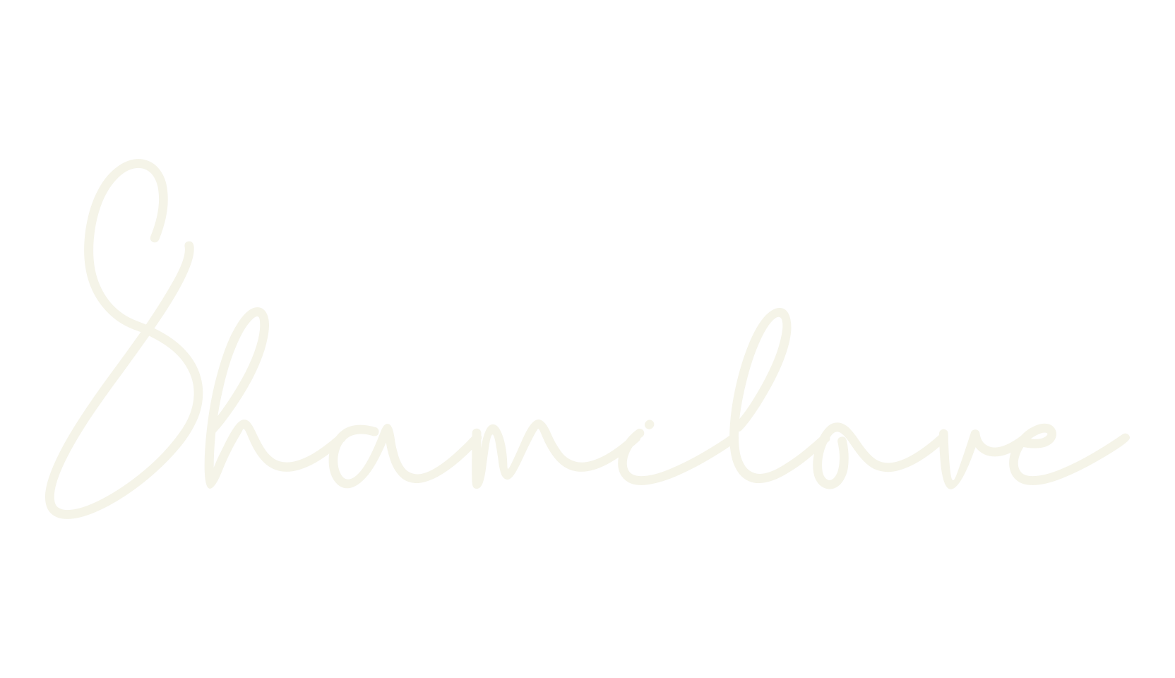 Shamilove, logo font preview