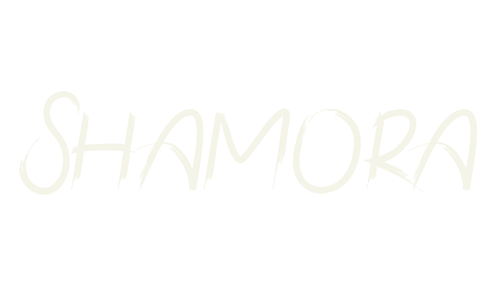 Shamora, hand drawn font preview