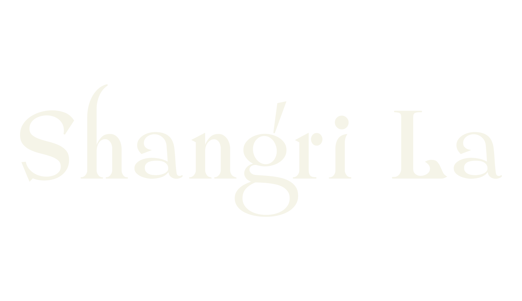 Shangri La, serif font preview