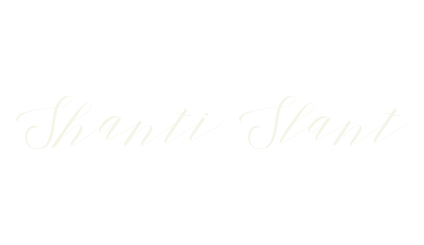 Shanti Slant, script font preview