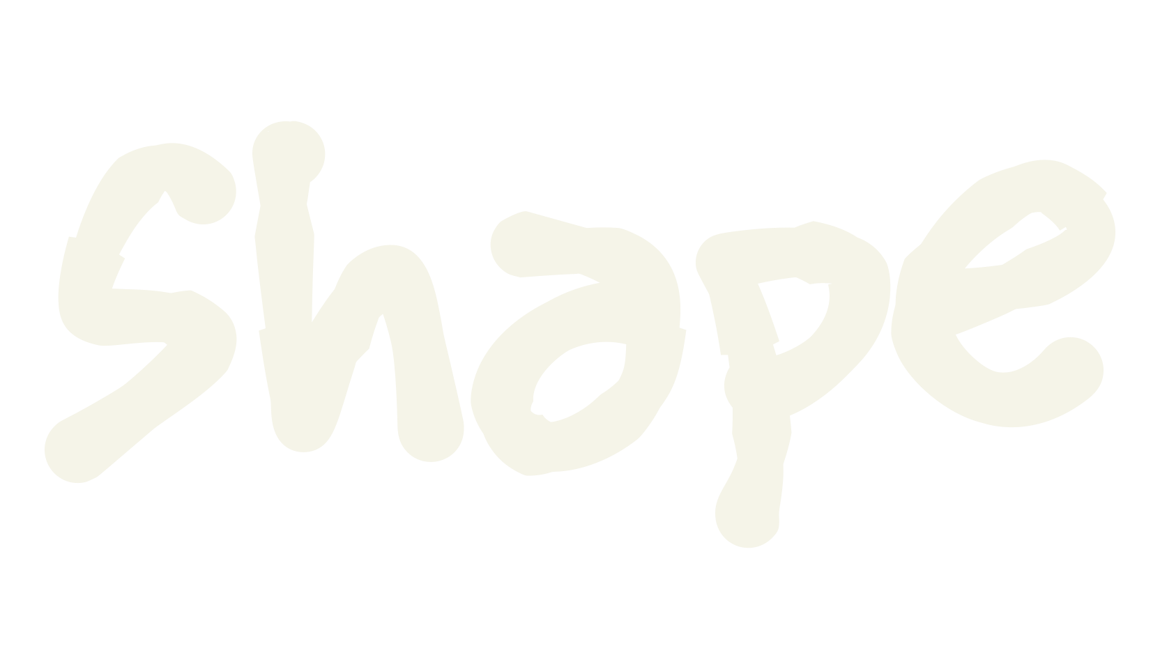 Shape, handwriting font preview