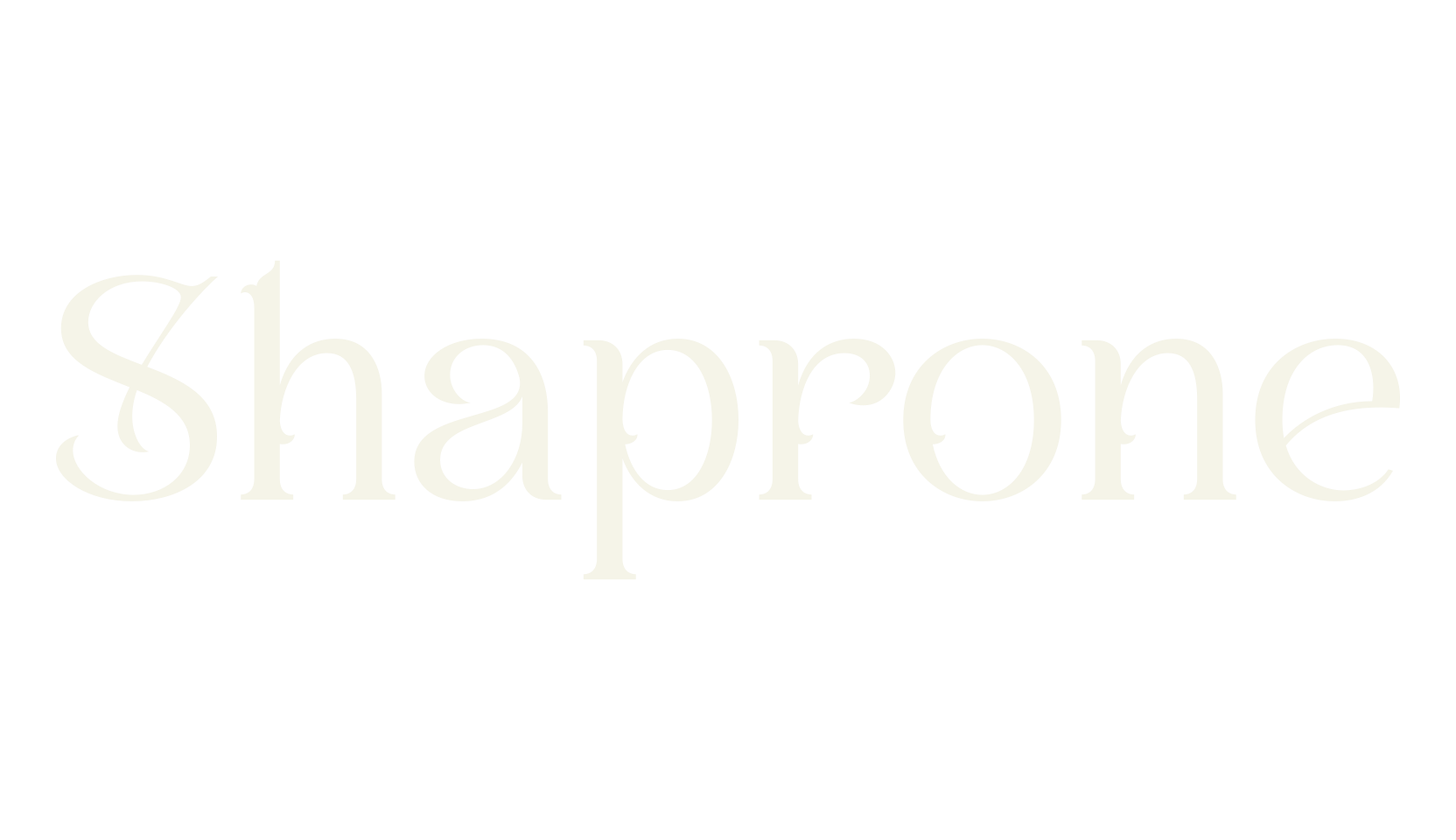 Shaprone, victorian font preview