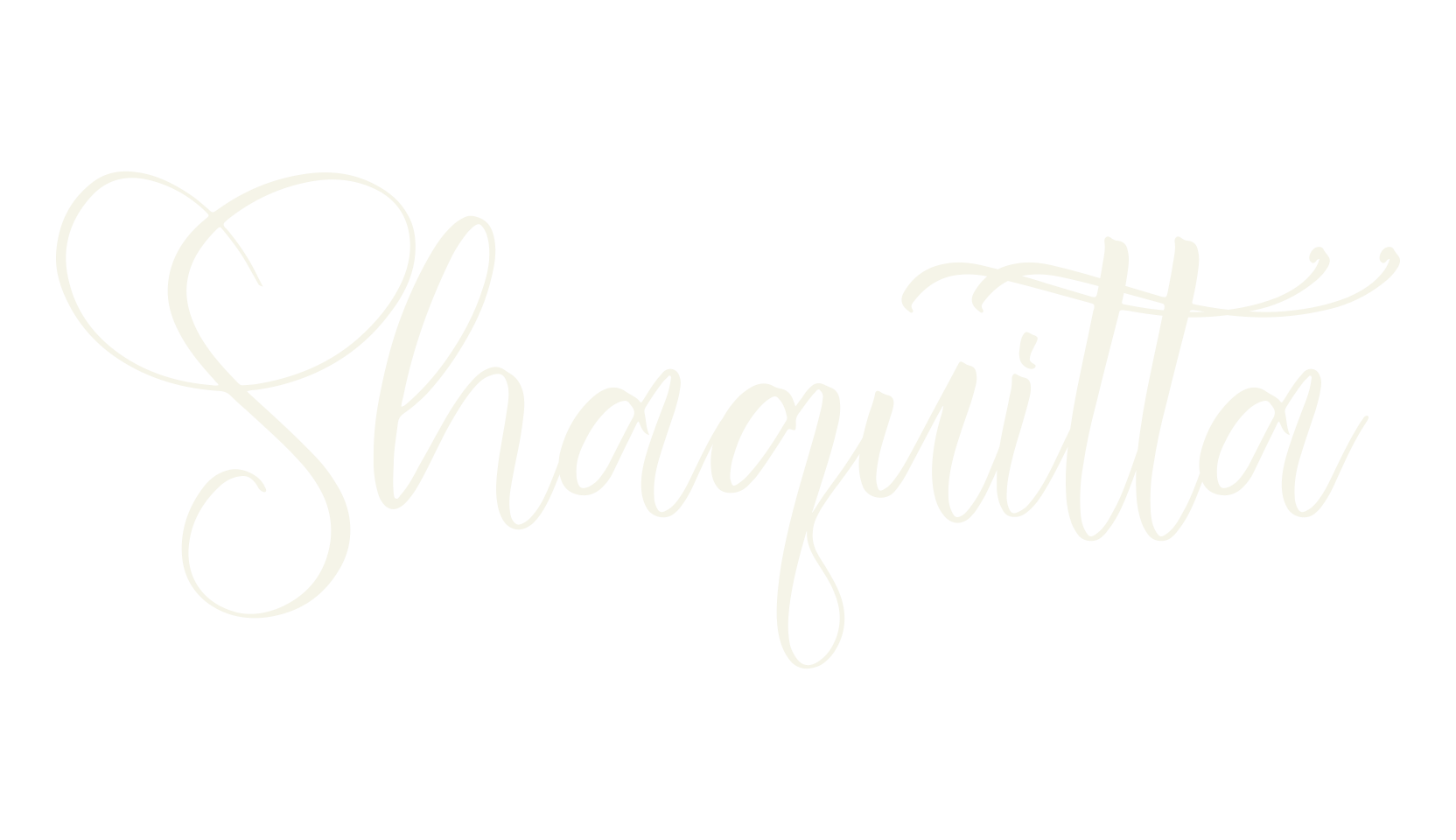 Shaquitta, calligraphy font preview