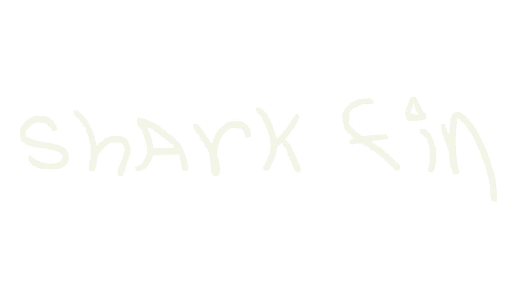 shark fin, display font preview