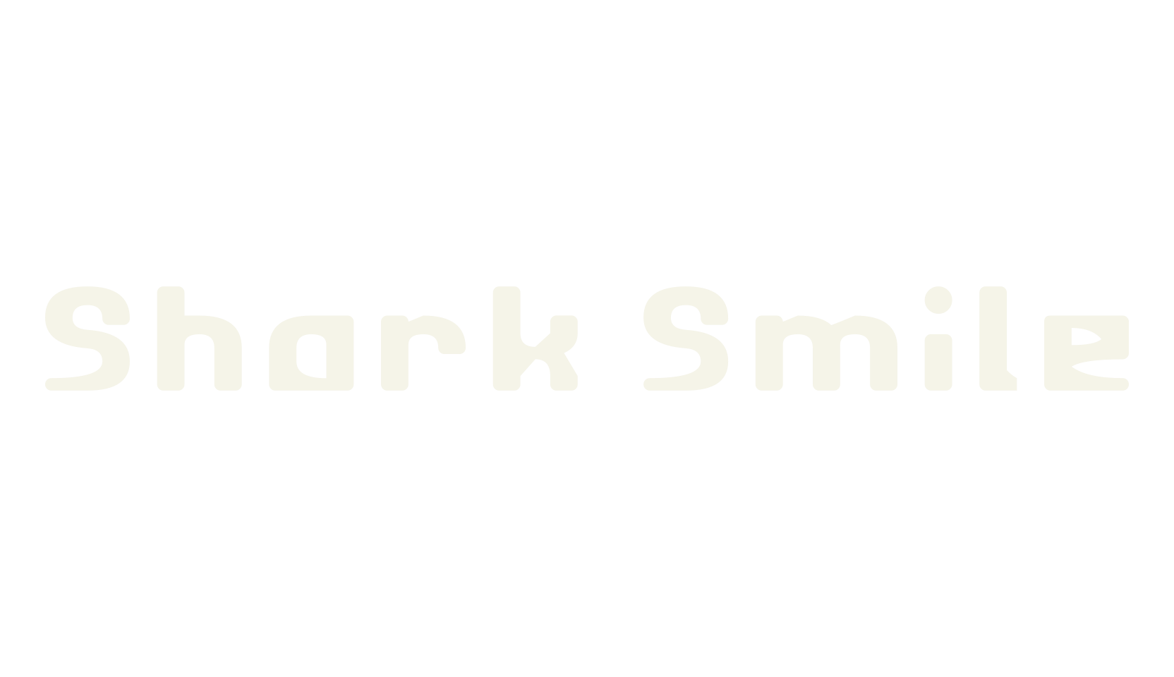 Shark Smile, display market font preview