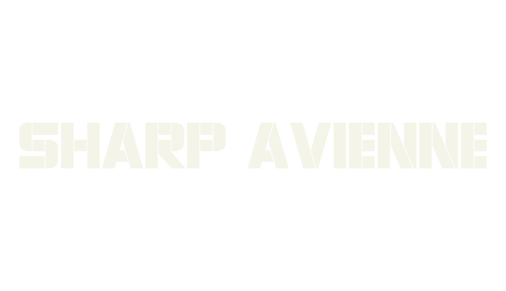 Sharp Avienne, display market font preview