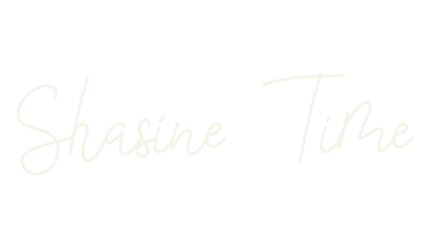 Shasine Time, lettering font preview