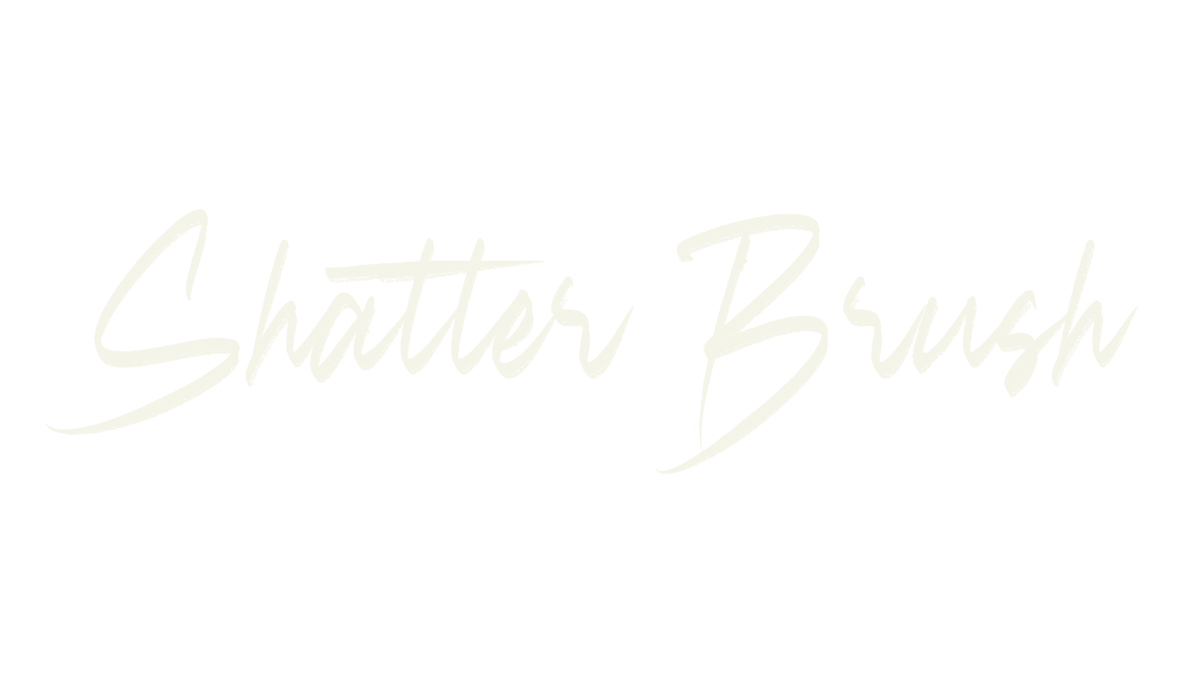 Shatter Brush, graffiti font preview