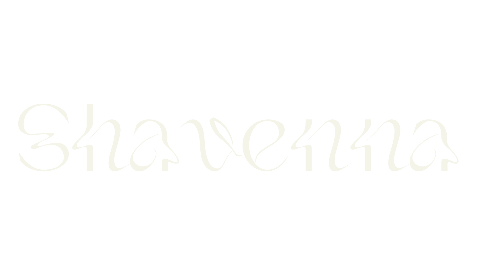 Shavenna, modern font preview