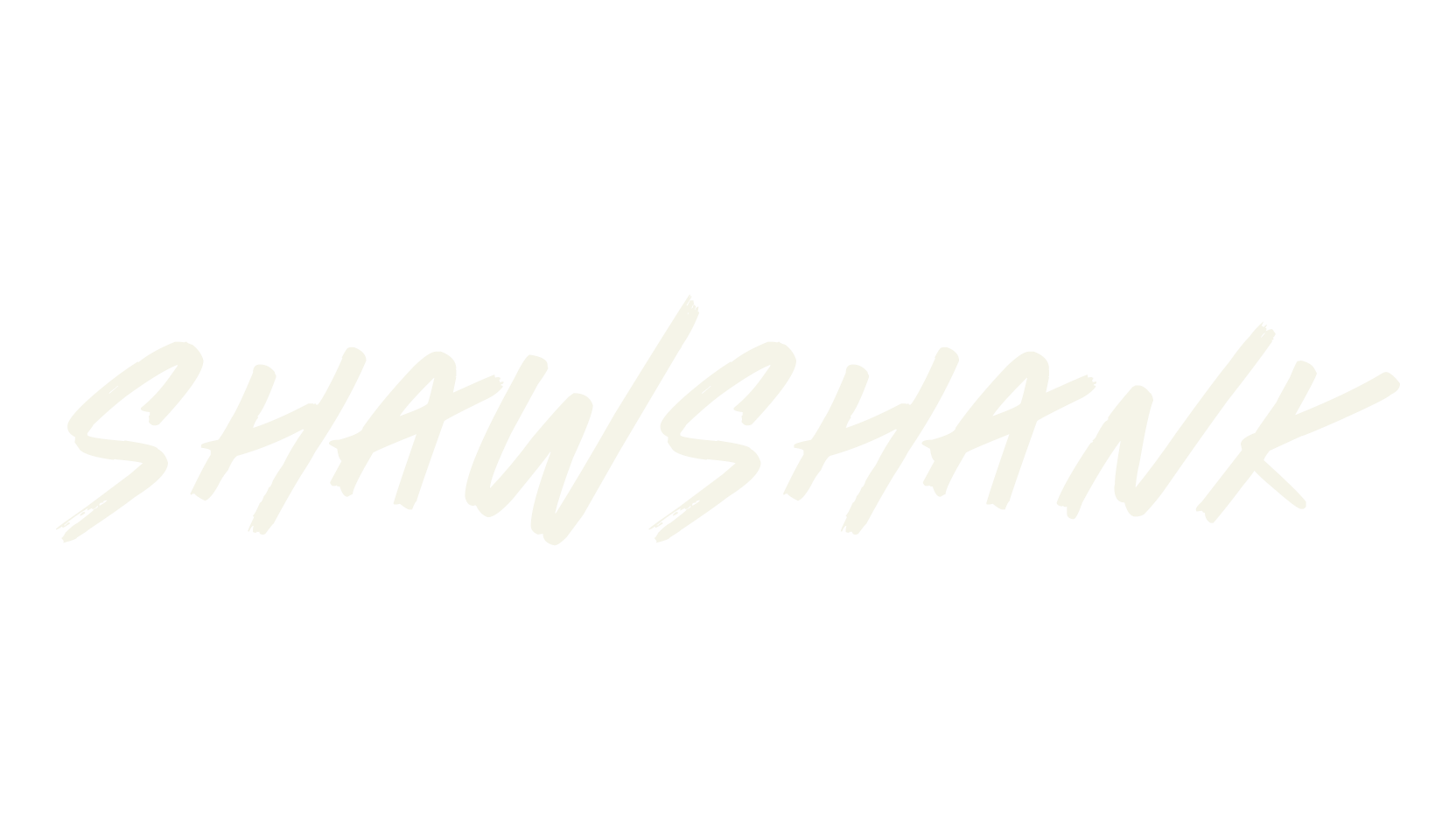 Shawshank, handwritten font preview