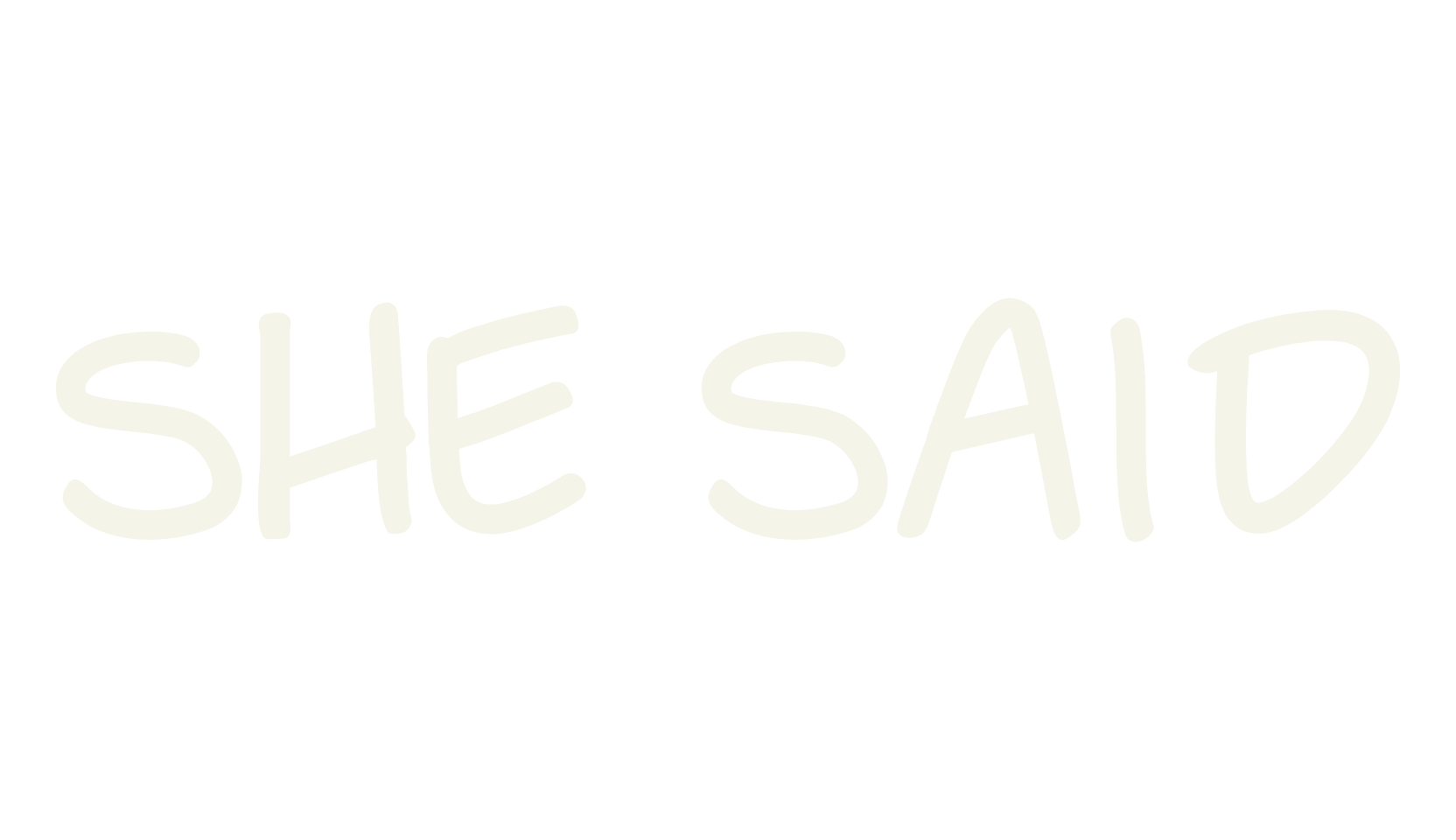 She Said, comic book font preview