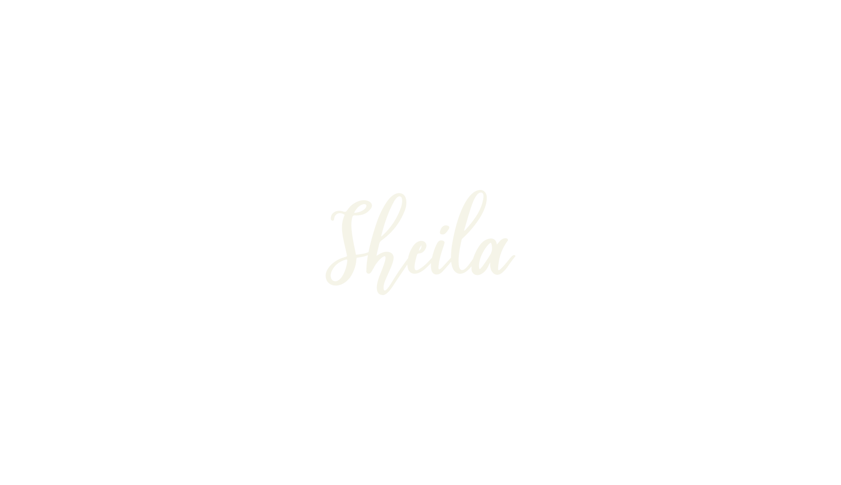Sheila, scary font preview
