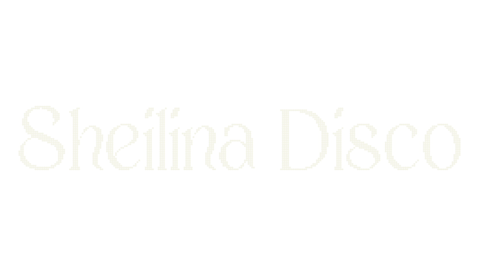 Sheilina Disco, logo font preview