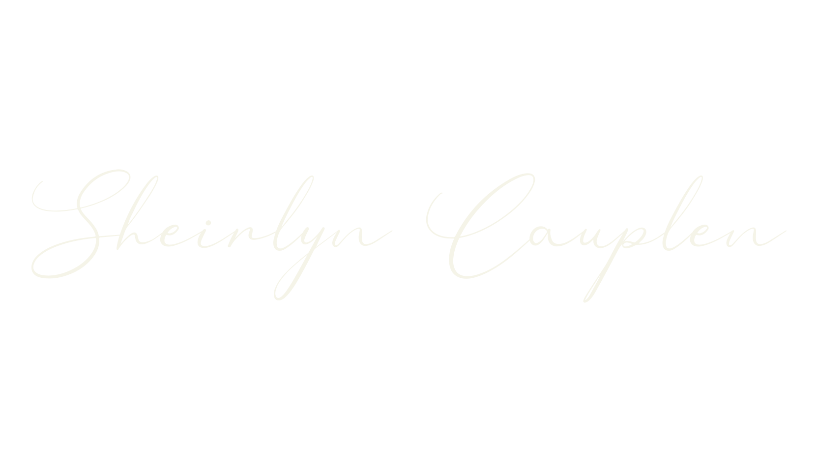 Sheirlyn Cauplen, calligraphy font preview