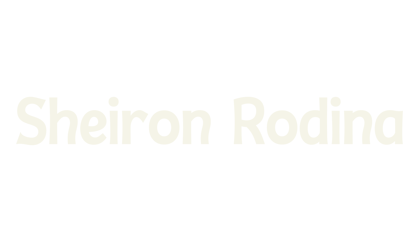 Sheiron Rodina, serif font preview