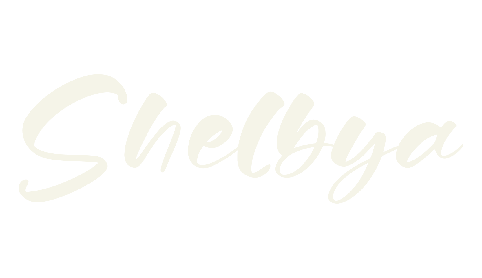 Shelbya, script font preview
