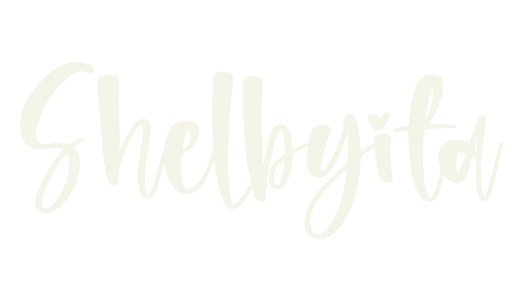 Shelbyita, script font preview