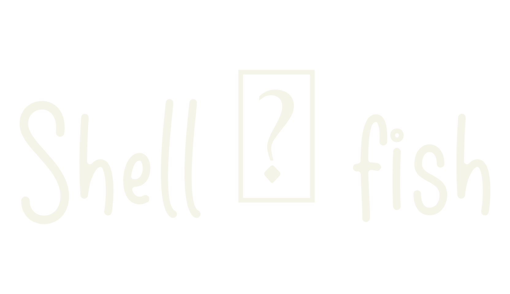 Shell & fish, children font preview