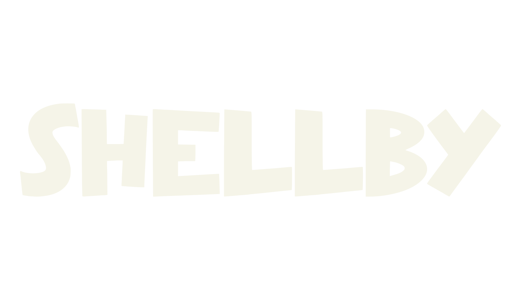 Shellby, typewriter font preview