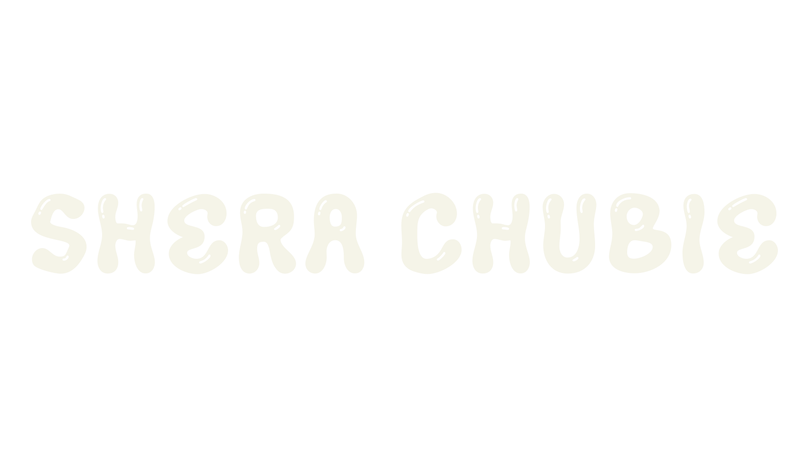 Shera Chubie, balloon font preview